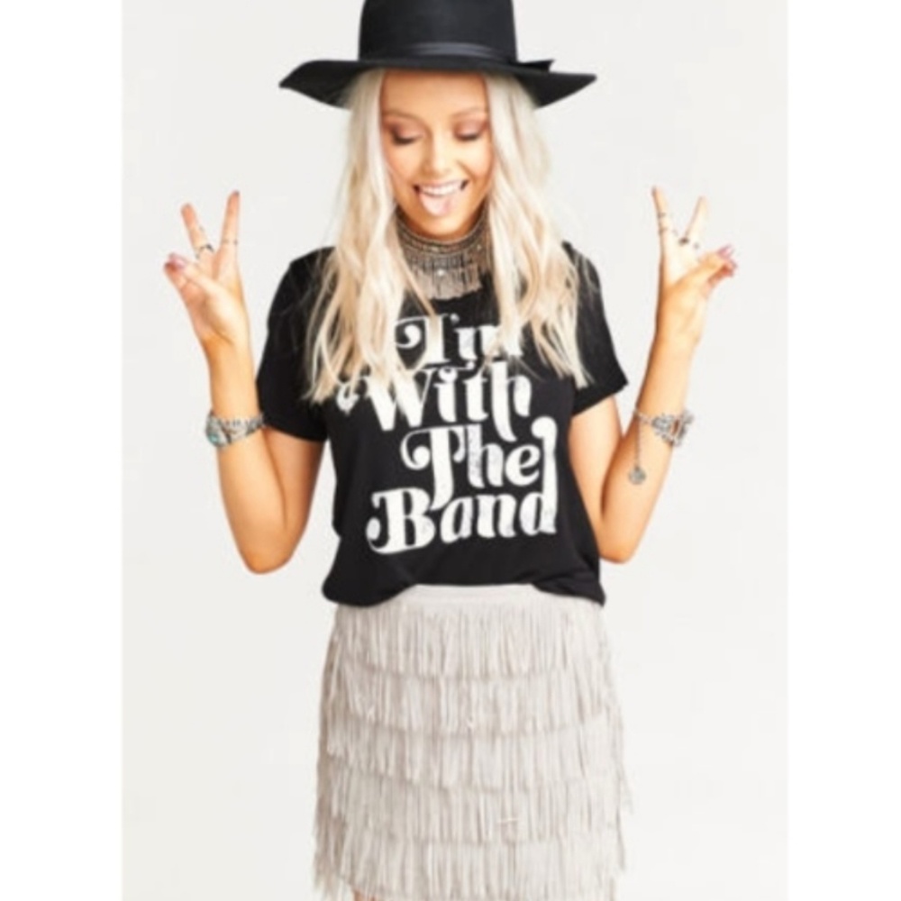 SMYM I'm with the band soft graphic tee nwt medium